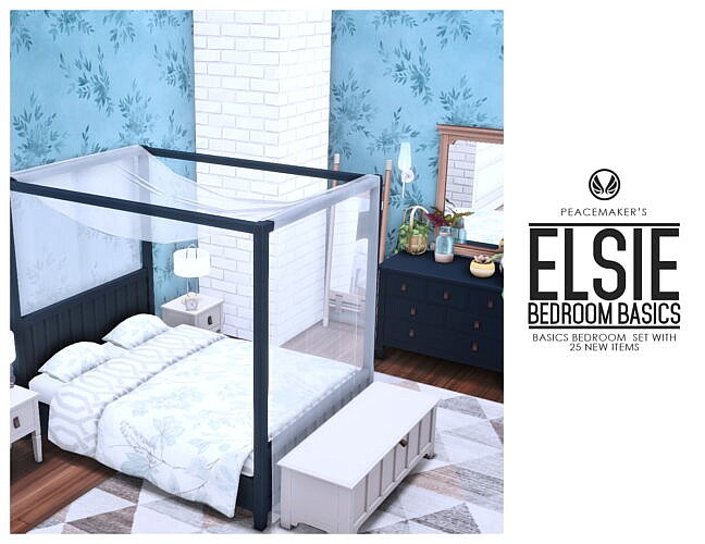 Celia Bedroom - SunKissedLilacs Sims 4 CC