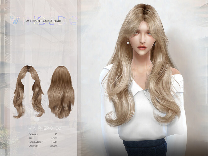 Radhi: A Sims 4 CC Hair