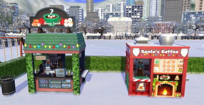 Sims 4 coffee stand bundle ! FREE, ArLi1211_ccsims4