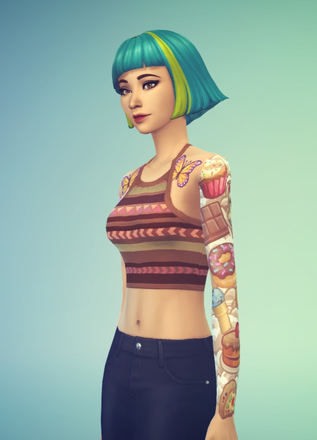 Sims 4 Tattoos Mod In Maxis Match CC Male And Female Pack Download