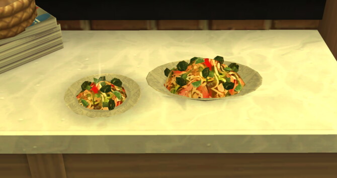 Pad Thai Custom Recipe by Mod The Sims 4