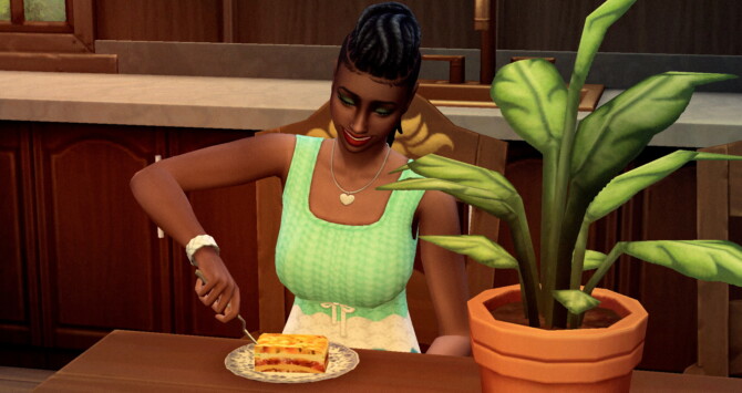 Vegetarian Lasagne Custom Recipe by Mod The Sims 4