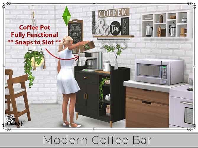 Modern Coffee Bar by Chicklet at TSR