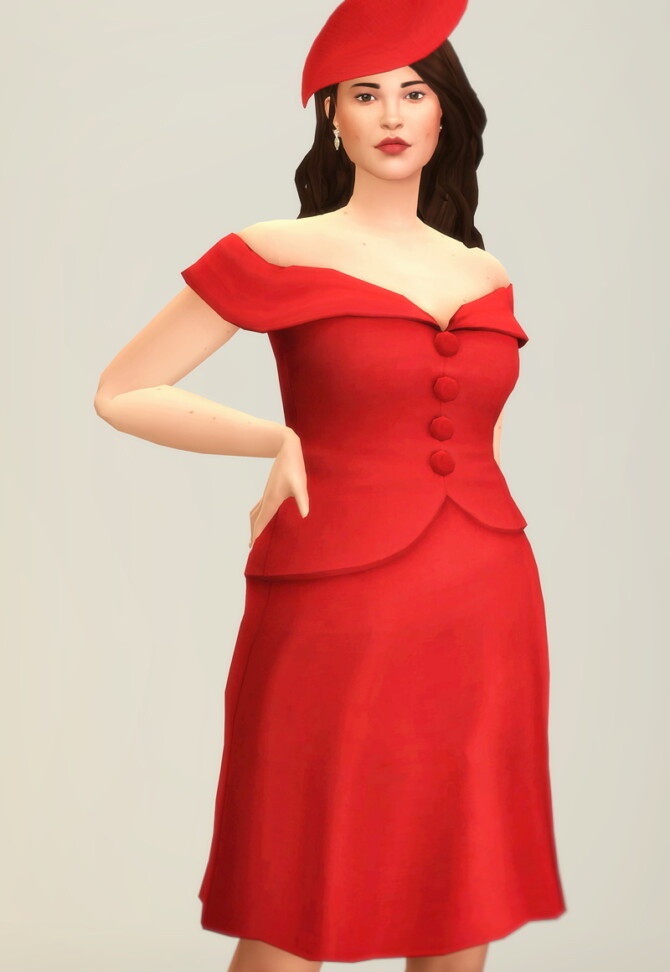 Duchess of Dress XI at Rusty Nail sims 4 clothes