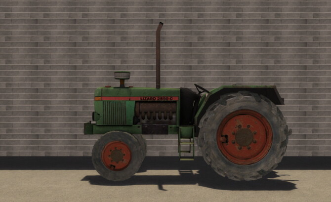 Lizard 2850 tractor by SimsCraft by Mod The Sims 4