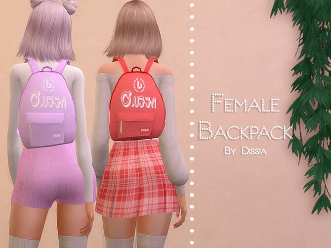 Backpack Female by Dissia by TSR