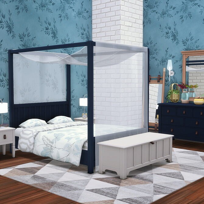 Celia Bedroom - SunKissedLilacs Sims 4 CC