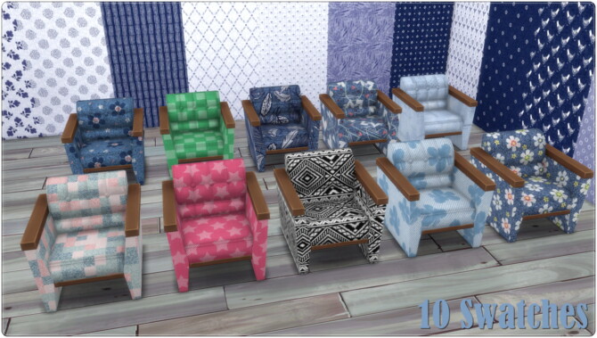 Blue Livingroom Collection by Annett’s Sims 4 Welt