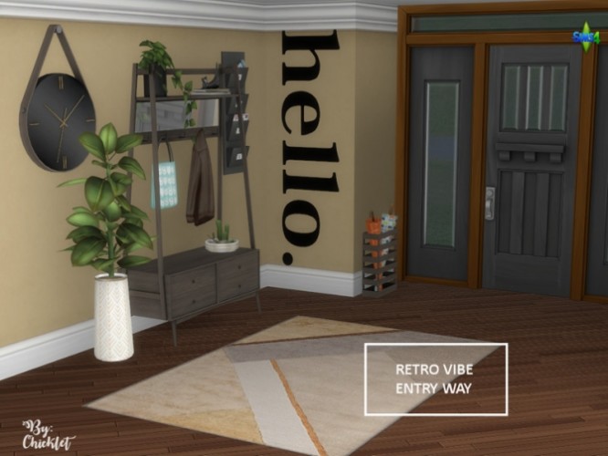 Retro Vibe Entryway by Chicklet by TSR