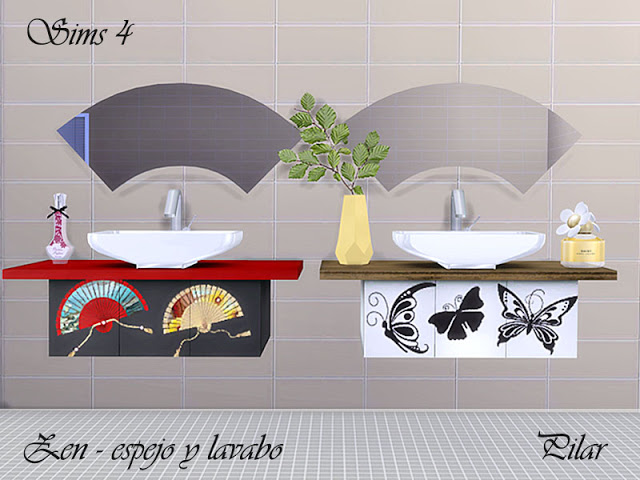 Simsational Designs: Essa Kitchen - Modern Kitchen Set with 14 New