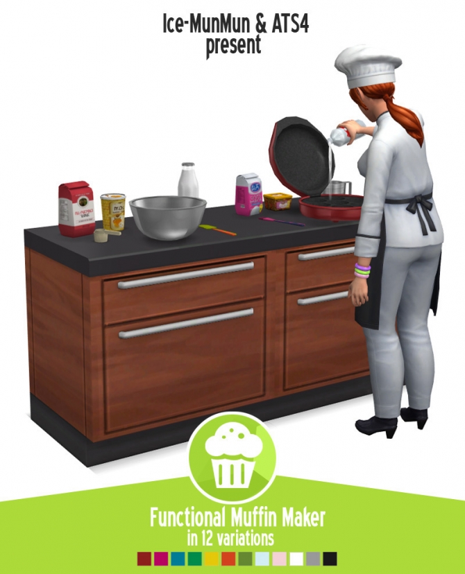 Must See Functional Muffin Maker Updated By MunMun By Aroundthe Sims   159 6 