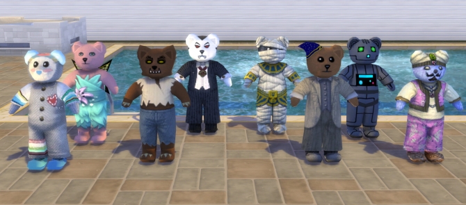TS3 – TS4 Stuffed Bears by JHellraiser by Mod The Sims