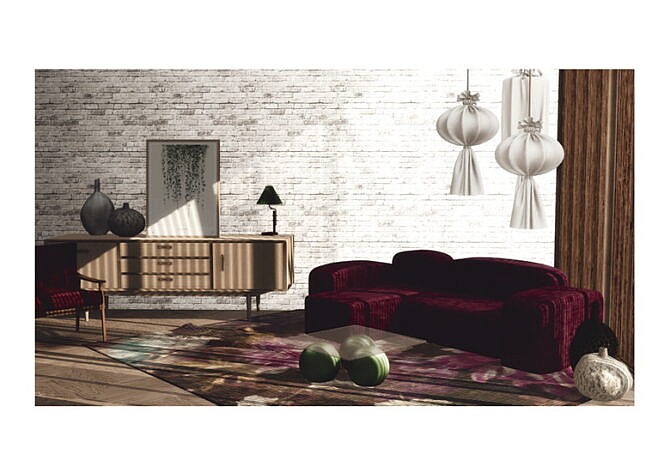 Lovina Living Room Set by Sundays Sims
