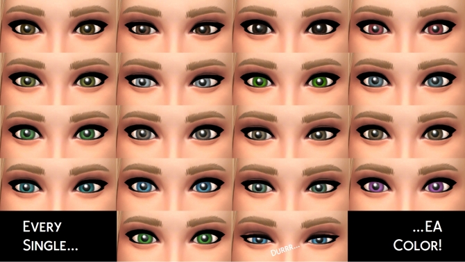 MaxisMatch Eyes and Teeth by littledica by Mod The Sims