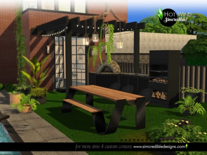 Hot wind patio set by SIMcredible by TSR