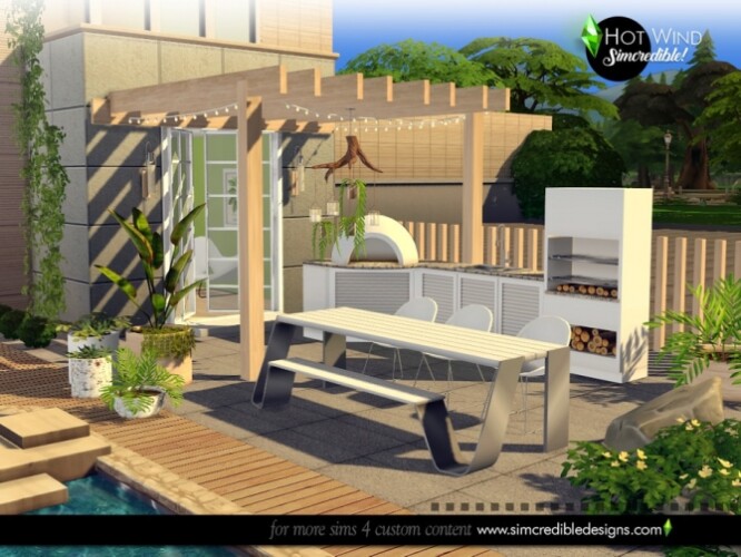 Hot wind patio set by SIMcredible by TSR