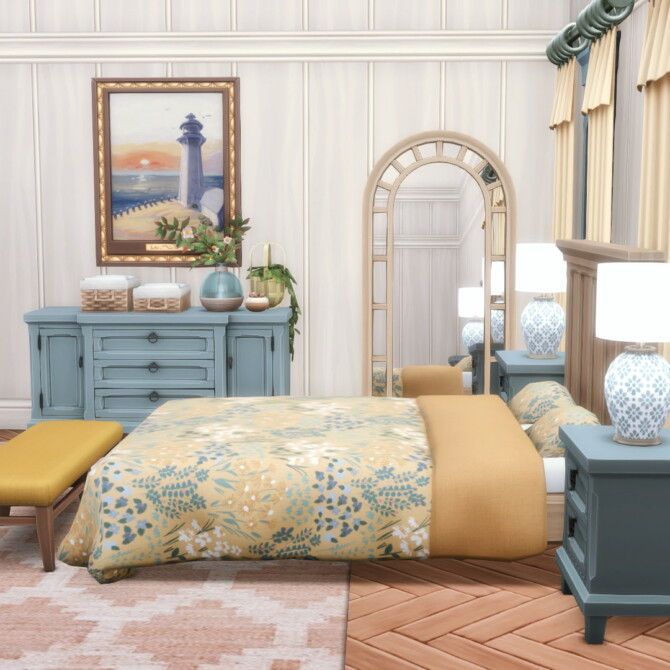 Celia Bedroom - SunKissedLilacs Sims 4 CC