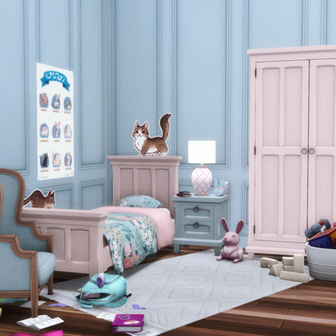 Celia Bedroom - SunKissedLilacs Sims 4 CC