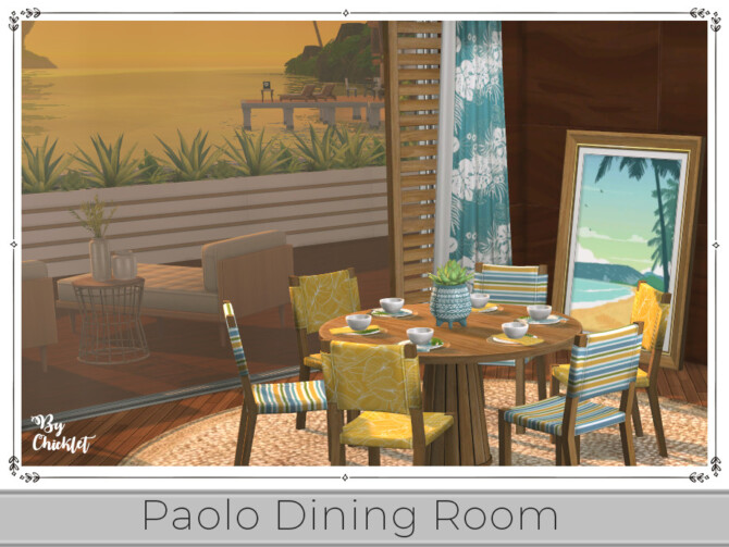 Paolo Dining Room by Chicklet by TSR