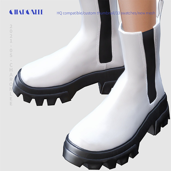 Uterque Ribbed Chelsea Boots by Charonlee