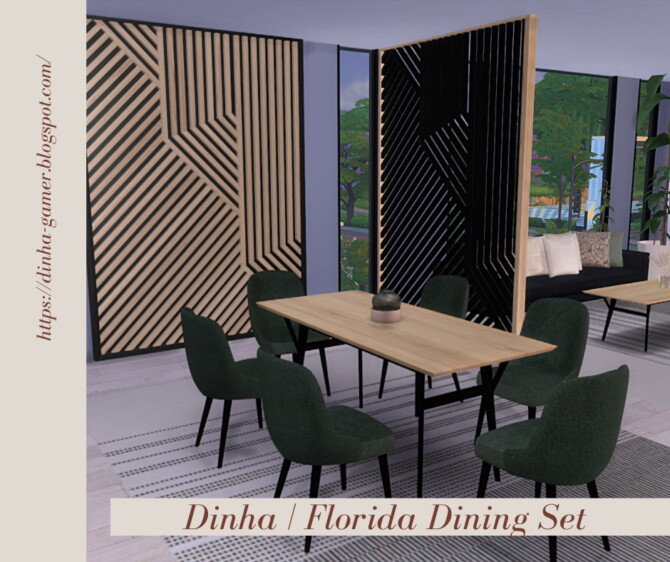 Florida Dining Set by Dinha Gamer