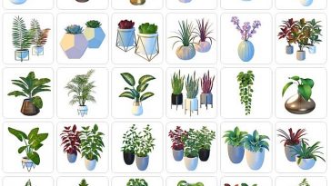 list of plants sims 4