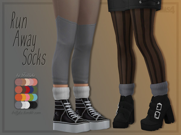 Run Away Socks by Trillyke by TSR