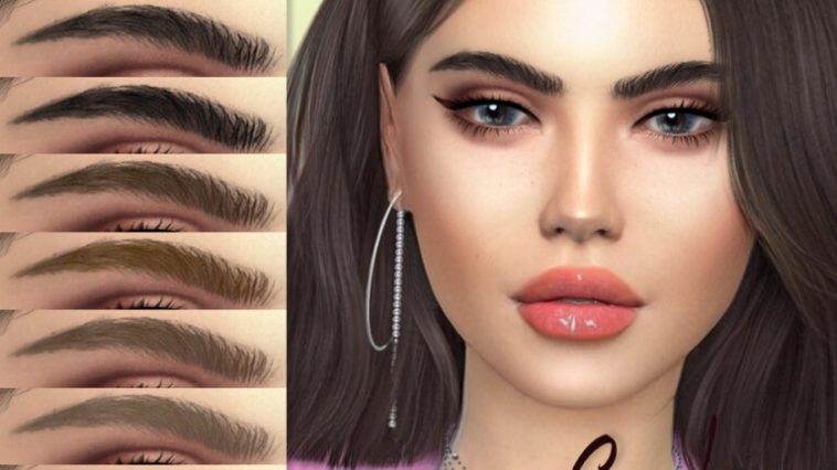 the sims 4 custom content eyebrows