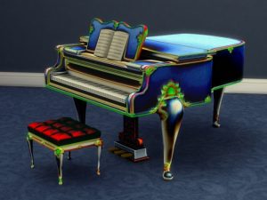 Buyable Classical Piano recolors by xordevoreaux by Mod The Sims