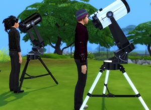 Telescope as Observatory Alternative by Esmeralda by Mod The Sims