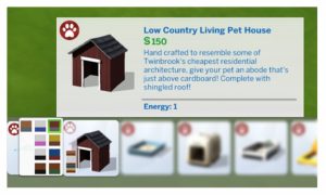 TS3 > TS4 Low Country Living Pet House Conversion by Menaceman44 by Mod The Sims