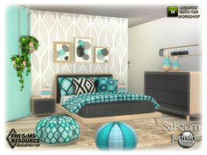 Sekzum bedroom by jomsims by TSR