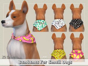 Bandanas For Small Dogs by Pinkzombiecupcakes by TSR