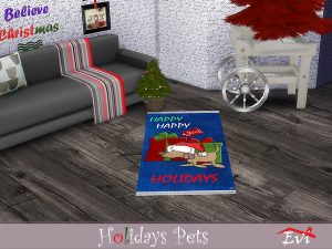 Holidays pets rugs by evi by TSR