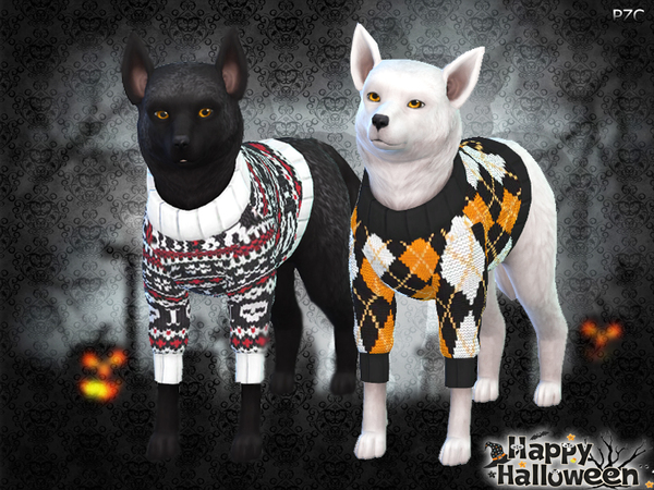 Halloween Sweaters For Small Dogs by Pinkzombiecupcakes by TSR