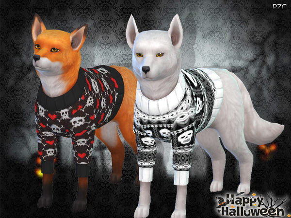 Halloween Sweaters For Small Dogs by Pinkzombiecupcakes by TSR