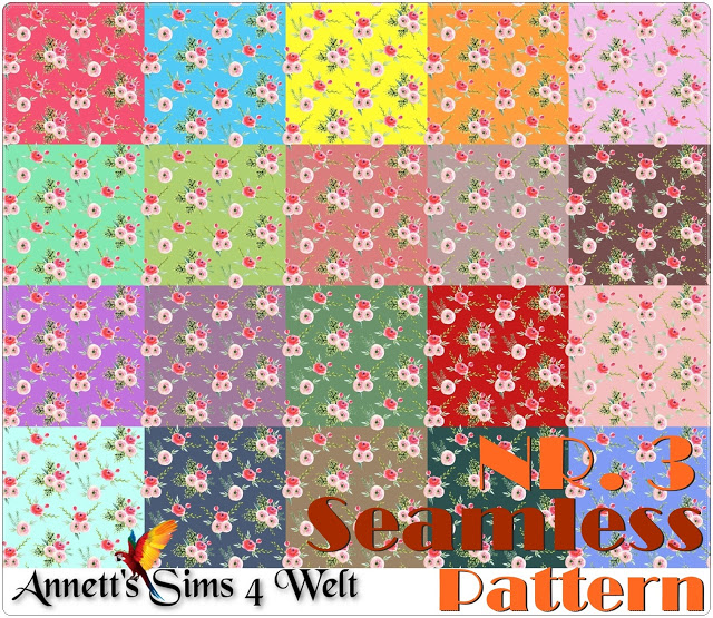  Seamless Patterns by Annett’s Sims 4 Welt