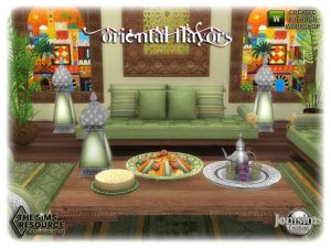 Oriental flavors living room by jomsims by TSR