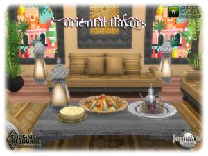 Oriental flavors living room by jomsims by TSR