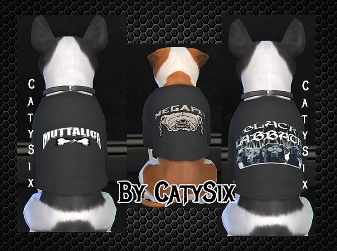  T-shirts Dogs/Metal Bands by CatySix