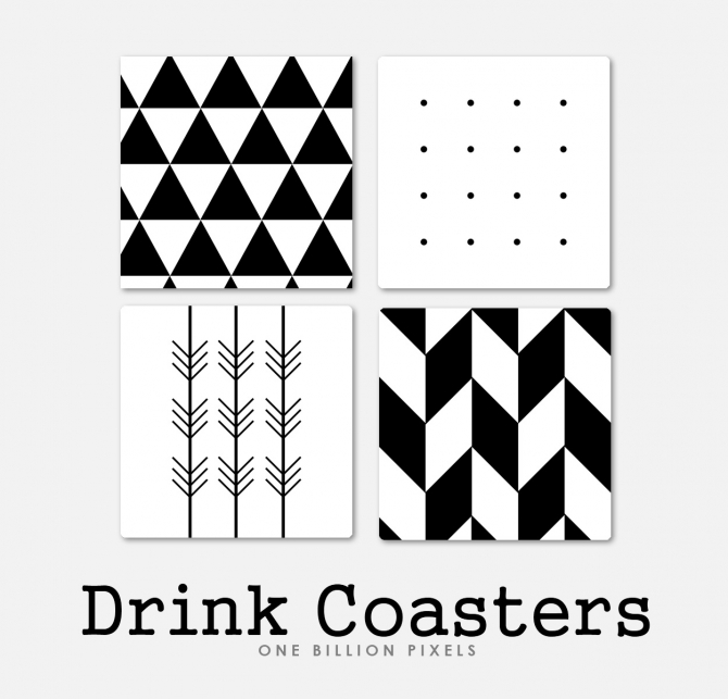 Coaster Drinks by NewOne by One Billion Pixels