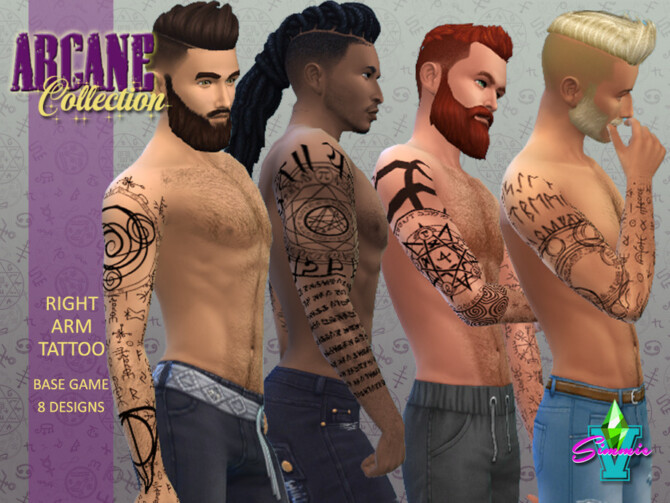 WOLFGANG  a tattoo set by wrixles  Sims 4 tattoos Sims 4 Sims