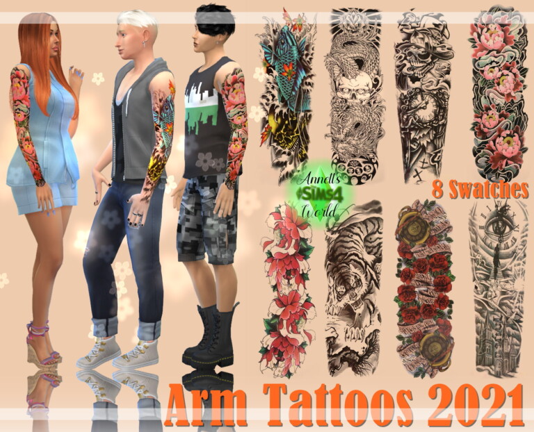 Thug Tattoo Skin  The Sims 3 Download  SimsFindscom
