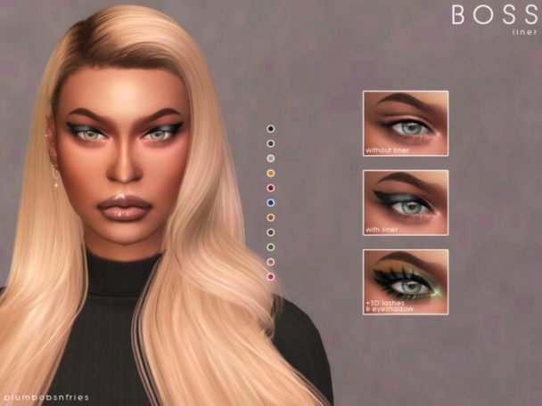 Boss Liner By Plumbobs N Fries At Tsr Lana Cc Finds
