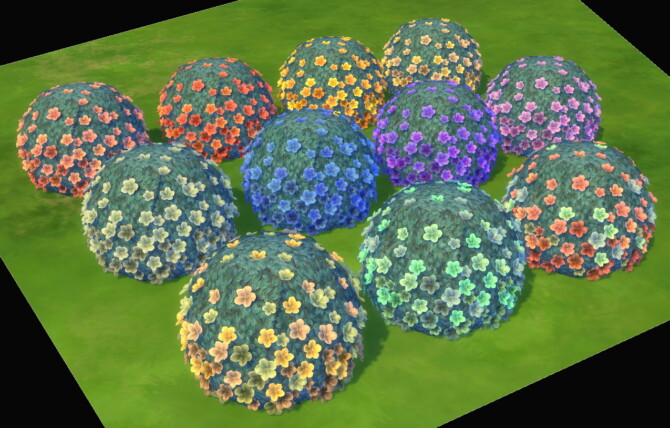 Fall Flowers by Simmiller at Mod The Sims 4