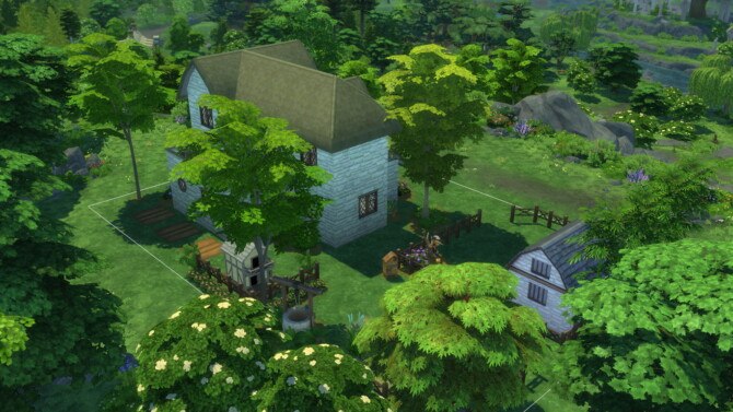 Harriet Cottage NO CC by iSandor at Mod The Sims 4