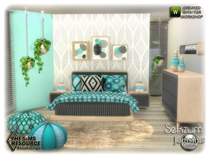 Sekzum bedroom by jomsims at TSR