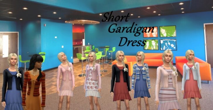 Short Cardigan Dress At Birksches Sims Blog Lana Cc Finds