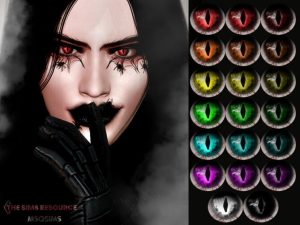 Darkness Demon Eyes by MSQSIMS at TSR - Lana CC Finds