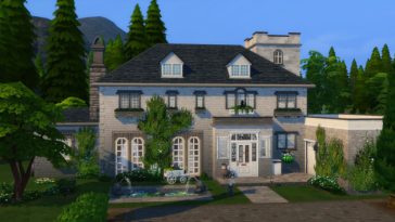 sims 3 modern family house